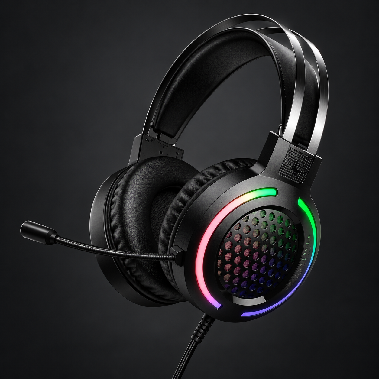 W117 Hoco Gaming Headset কালো